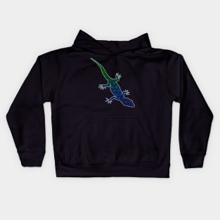 Geometric Gecko 2 Kids Hoodie